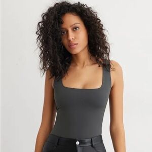 Dynamite Charcoal Bodysuit